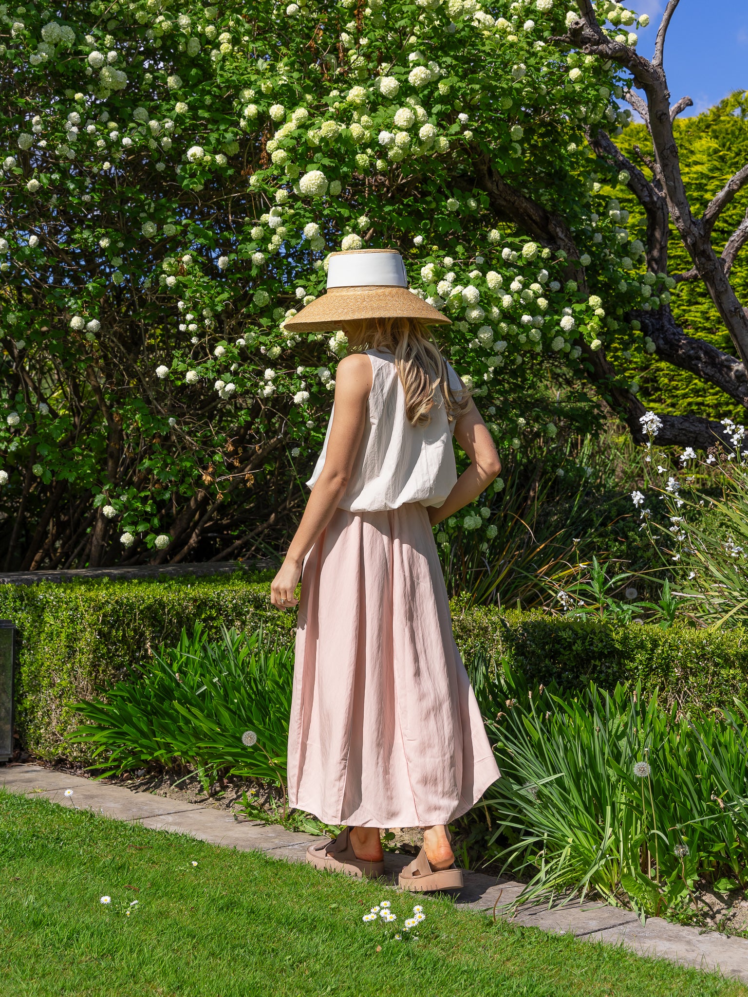 Jane Lushka Skirt Reiki Viscose Skirt in Pink