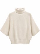 Diffusion by Kate Cape Pure Wool Cape in Winter White