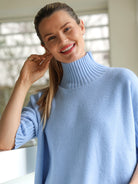 Diffusion by Kate Sweater One Size Josep Classic Sweater In Sky Blue