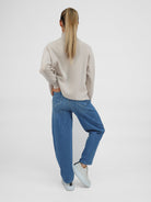Diffusion by Kate Sweater One Size Josep Long Sleeve Sweater in Sand