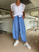 Diffusion.ie Shirts One Size Mia Cotton Shirt in White