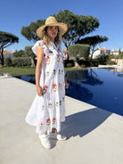 Dream Dress Fiorita Dress In White Multicolour