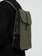 Gaston Luga Bag One Size Däsh Backpack 13" in Olive