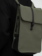 Gaston Luga Bag One Size Däsh Backpack 13" in Olive