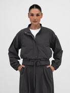 Jane Lushka Jacket Ian Jacket Technical Jersey in Grey