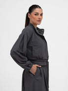 Jane Lushka Jacket Ian Jacket Technical Jersey in Grey
