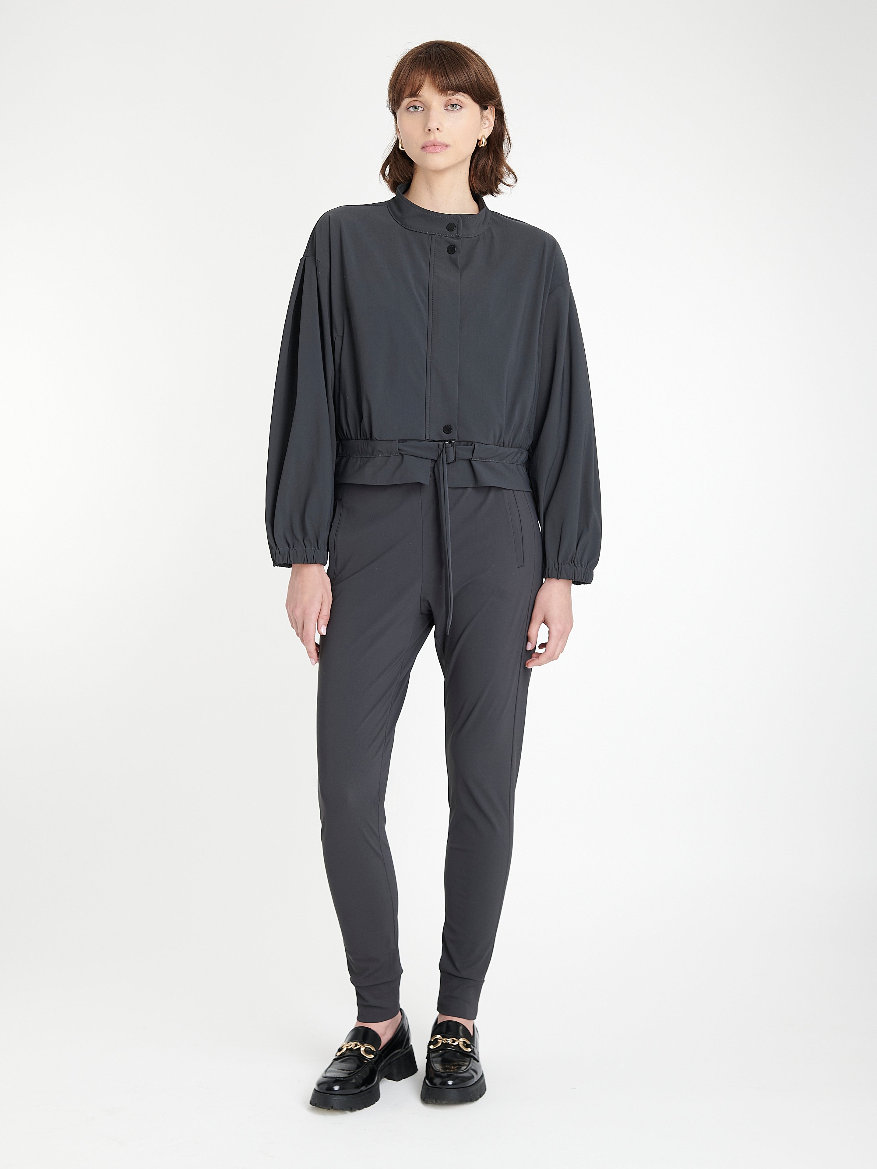 Jane Lushka Jacket Ian Jacket Technical Jersey in Grey