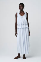 Jane Lushka Skirt Reiki Viscose Skirt in Light Blue