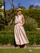 Jane Lushka Skirt Reiki Viscose Skirt in Pink