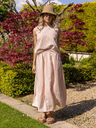 Jane Lushka Skirt Reiki Viscose Skirt in Pink