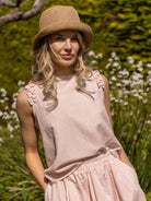 Jane Lushka Top Masako Viscose Mix Top in Pink