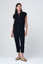 Jane Lushka Vest Ursula Vest Technical Jersey in Black