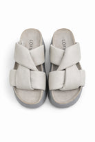 Lofina Sandals Lofina Platform Sandal in Gasoline Greige