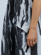 Lotus Eaters Dress Saba Printed Dress In Off White And Black From Lotus Eaters