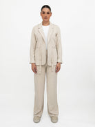 Majestic Filatures Jacket ⁠Belted Jacket in Ecru Marl