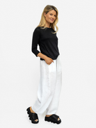 Majestic Filatures Top Bateau Top In Black From Majestic Filatures