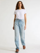 Majestic Filatures Top Polly Round Neck Tee In White From Majestic Filatures