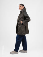 Prêt pour Partir Parkas Paola Cow Parka in Olive