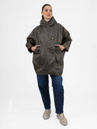 Prêt pour Partir Parkas Paola Cow Parka in Olive