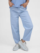 Raffaello Rossi Jeans Hanni 7/8 Coloured Denim in Light Blue