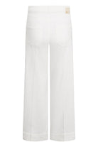 Raffaello Rossi Jeans Miru 6/8 Coloured Soft Denim in Off White