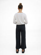 Raffaello Rossi Jeans Palina 6/8 Sport Hightech Jersey in Black