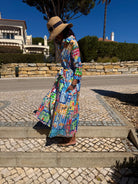 Vilagallo Dress Brenda Printed Capri Dress