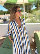 Vilagallo Dress Cherry Stripe Dress