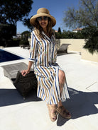 Vilagallo Dress Cherry Stripe Dress
