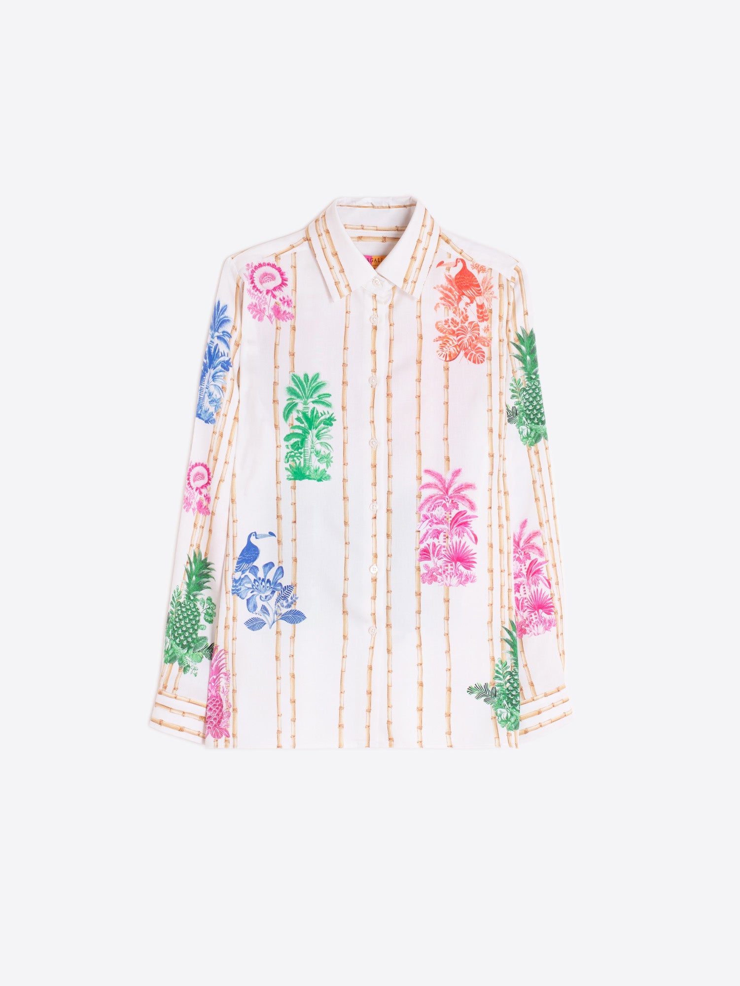 Vilagallo Shirt Bamboo Toucan Print T-Shirt