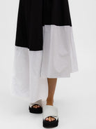 Xenia Design Dress RIKO Dress In White And Black From Xenia Design